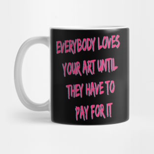 Art Saying Mug